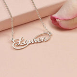 Bohemian Name Necklace Stainless Steel Chain