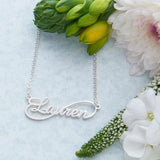 Bohemian Name Necklace Stainless Steel Chain