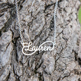 Bohemian Name Necklace Stainless Steel Chain