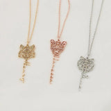 Butterfly Name Necklace Origami Pendant Jewelry