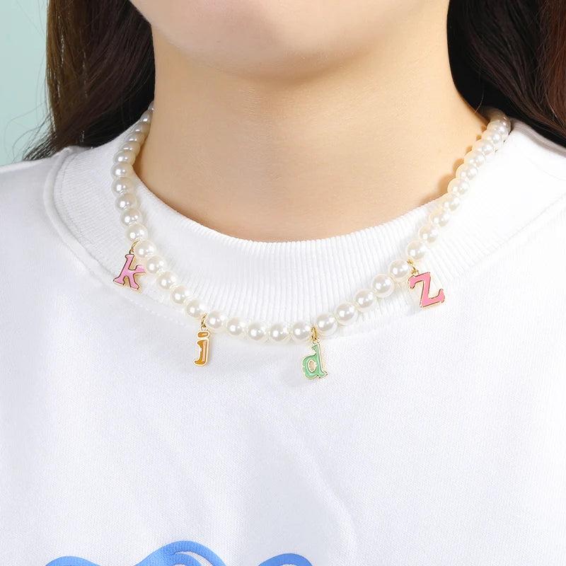 Colorful Initials Choker Personalized Jewelry