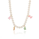 Colorful Initials Choker Personalized Jewelry
