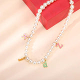 Colorful Initials Choker Personalized Jewelry