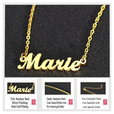 Custom Name Necklace Personalized Nameplate Jewelry for Women