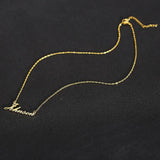 Custom Name Necklace Personalized Nameplate Jewelry for Women