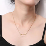 Custom Name Necklace Personalized Nameplate Jewelry for Women