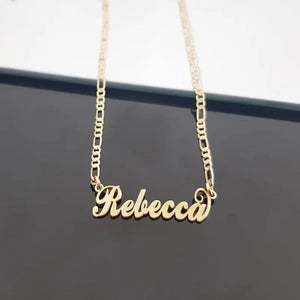 Tail Name Necklace Jewelry Stainless Steel Personalized Initials Necklace