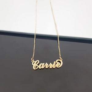 Tail Name Necklace Jewelry Stainless Steel Personalized Initials Necklace