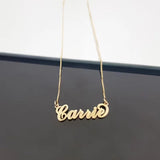 Tail Name Necklace Jewelry Stainless Steel Personalized Initials Necklace