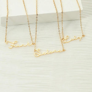 Personalized Name Necklace for Men Women Stainless Steel Letter Choker Necklace