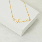 Personalized Name Necklace for Men Women Stainless Steel Letter Choker Necklace