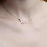 Personalized Two Letter Name Choker Necklace for Women