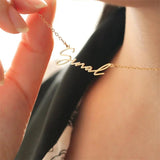 Personalized Name Necklace Stainless Steel Jewelry for Women