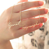 Personalized Name Necklace Stainless Steel Jewelry for Women