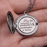 Grandmother Love Forever Round Locket Necklace