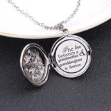 Grandmother Love Forever Round Locket Necklace