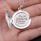 Grandmother Love Forever Round Locket Necklace