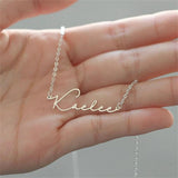 Personalized Stainless Steel Name Necklace Choker Pendant Gift