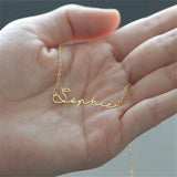 Personalized Stainless Steel Name Necklace Choker Pendant Gift