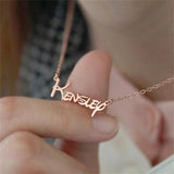 Personalized Stainless Steel Name Necklace Choker Pendant Gift