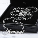 Personalized Name Necklace Stainless Steel Chains