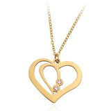Personalized Heart Necklace with Name & Birthstone Pendant