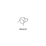Stainless Steel Dog Portrait Necklaces For Women