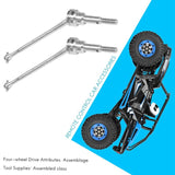 2Pcs Metal Front Drive Shaft CVD 0090 for 12428 12423 RC Car Upgrade Parts