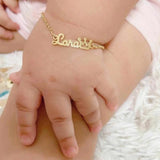 Treebud Personalized Baby Name Bracelet Stainless Steel For Girl Boy