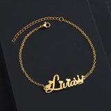 Treebud Personalized Baby Name Bracelet Stainless Steel For Girl Boy