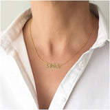 Personalized Name Outline Necklace
