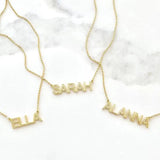 Personalized Name Outline Necklace