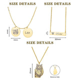 Personalized Stainless Steel Pet Photo Disc Necklace for Women