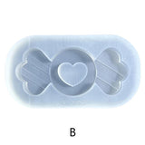 Quicksand Casting Molds Epoxy Resin Shaker Mold for Pendant Jewelry Craft DIY