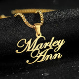 Three Layers Name Necklace for Men Personalized Stainless Steel Silver