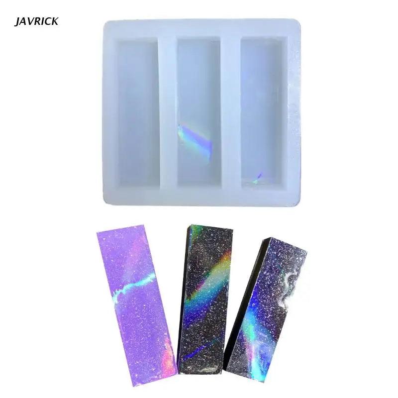 DIY Light Shadow Keychain Earrings Silicone Epoxy Mold