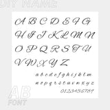 eManco Stainless Steel Name Necklace Personalized Letter Pendant Gift