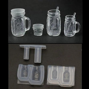 Mini Honey Jar Drink Bottle Epoxy Resin Mold