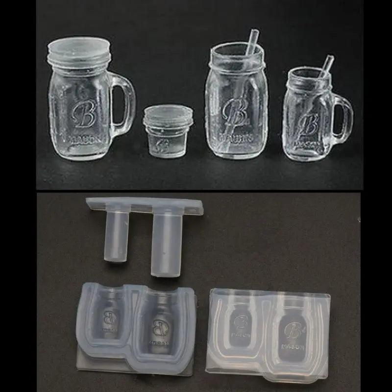 Mini Honey Jar Drink Bottle Epoxy Resin Mold