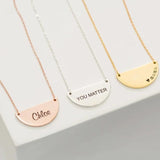 Custom Stainless Steel Name Necklace - Personalized Gift for Her