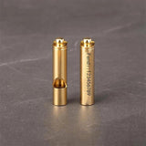 Personalized Brass Whistle Necklace Children Anti-lost Engraved Text