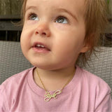 Personalized Stainless Steel Name Pendant Necklace Choker