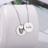 Personalized Pet Photo & Name Necklace - Stainless Steel BFF Jewelry
