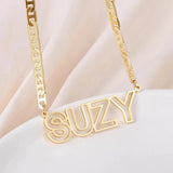 Custom Stainless Steel Necklace Personalized Nameplate Chain Jewelry