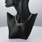 Custom Stainless Steel Necklace Personalized Nameplate Chain Jewelry