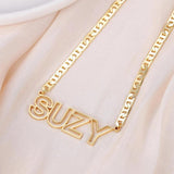 Custom Stainless Steel Necklace Personalized Nameplate Chain Jewelry