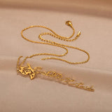Custom Butterfly Name Necklace Personalized Gift for Her