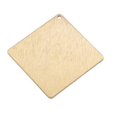 10pcs Raw Brass Square Earrings Charms Textured Stamping Pendants DIY Jewelry