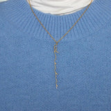 Handwriting Pendant Necklace Stainless Steel Vertical Custom Name Choker