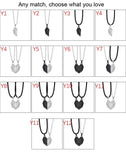 Magnet Chain Couple Necklace Stitching Attracting Creative Pendant